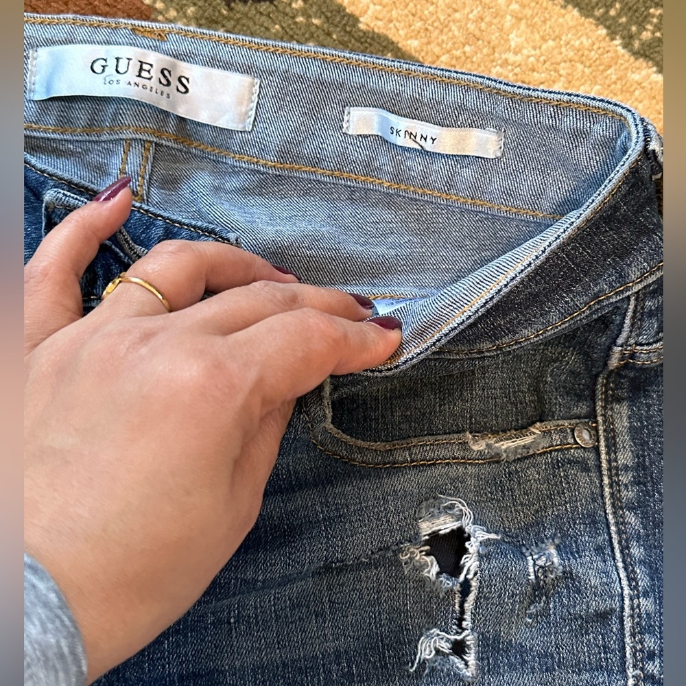Guess Blue Skinny Jeans - Picture 7 of 12